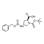 (2S,4R)-1-Boc-4-(Cbz-amino)pyrrolidine-2-carboxylic Acid