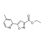 Ethyl 5-(4-Methyl-2-pyridyl)isoxazole-3-carboxylate