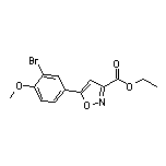 Ethyl 5-(3-Bromo-4-methoxyphenyl)isoxazole-3-carboxylate