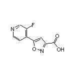 5-(3-Fluoro-4-pyridyl)isoxazole-3-carboxylic Acid