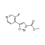 Methyl 5-(3-Fluoro-4-pyridyl)isoxazole-3-carboxylate