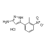 3-Amino-5-(2-methyl-3-nitrophenyl)pyrazole Hydrochloride