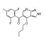 (4-Butoxy-2H-pyrazolo[3,4-b]pyridin-5-yl)(2,6-difluoro-4-methylphenyl)methanone