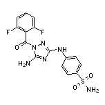 4-[[5-Amino-1-(2,6-difluorobenzoyl)-1H-1,2,4-triazol-3-yl]amino]benzenesulfonamide