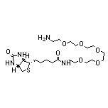 N-(17-Amino-3,6,9,12,15-pentaoxaheptadecyl)-5-[(3aS,4S,6aR)-2-oxohexahydro-1H-thieno[3,4-d]imidazol-4-yl]pentanamide