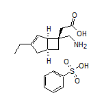 2-[(1R,5S,6S)-6-(Aminomethyl)-3-ethylbicyclo[3.2.0]hept-3-en-6-yl]acetic Acid compound with Benzenesulfonic Acid (1:1)