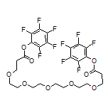 Bis(perfluorophenyl) 4,7,10,13,16-Pentaoxanonadecane-1,19-dioate