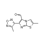 2-Methyl-6-(4-methyl-1,2,5-oxadiazol-3-yl)imidazo[2,1-b]thiazole-5-carbaldehyde