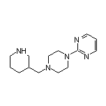 2-[4-(3-Piperidylmethyl)-1-piperazinyl]pyrimidine