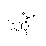 2-(5,6-Difluoro-3-oxo-2,3-dihydro-1H-inden-1-ylidene)malononitrile