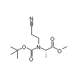 N-Boc-N-(2-cyanoethyl)-L-alanine Methyl Ester