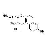 2-Ethyl-5,7-dihydroxy-3-(4-hydroxyphenyl)-4H-chromen-4-one