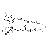 (+)-Biotin-PEG6-NHS Ester