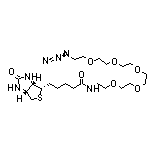 (+)-Biotin-PEG5-azide 