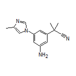 2-[3-Amino-5-(4-methyl-1-imidazolyl)phenyl]-2-methylpropanenitrile