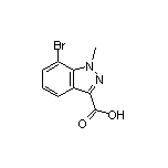 7-Bromo-1-methylindazole-3-carboxylic Acid