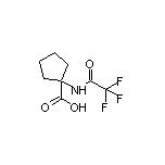 1-(2,2,2-Trifluoroacetamido)cyclopentanecarboxylic Acid