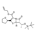 Allyl (5R,6S)-6-[(R)-1-[(tert-Butyldimethylsilyl)oxy]ethyl]-7-oxo-3-[(R)-tetrahydrofuran-2-yl]-4-thia-1-azabicyclo[3.2.0]hept-2-ene-2-carboxylate