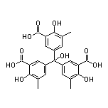 5,5’,5’’-(Hydroxymethanetriyl)tris(2-hydroxy-3-methylbenzoic Acid)