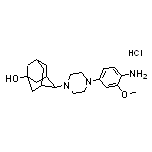 trans-4-[4-(4-Amino-3-methoxyphenyl)-1-piperazinyl]adamantan-1-ol Hydrochloride