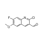 2-Chloro-7-fluoro-6-methoxyquinoline-3-carbaldehyde