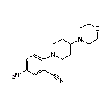 5-Amino-2-(4-morpholino-1-piperidyl)benzonitrile