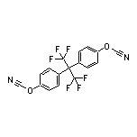 4,4’-(Perfluoropropane-2,2-diyl)bis(cyanatobenzene)