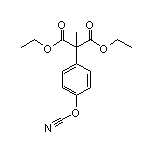 Diethyl 2-(4-Cyanatophenyl)-2-methylmalonate