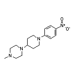 1-Methyl-4-[1-(4-nitrophenyl)-4-piperidyl]piperazine