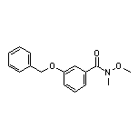 3-(Benzyloxy)-N-methoxy-N-methylbenzamide