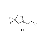 1-(2-Chloroethyl)-3,3-difluoropyrrolidine Hydrochloride