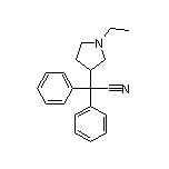 2-(1-Ethylpyrrolidin-3-yl)-2,2-diphenylacetonitrile