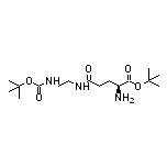 tert-Butyl (S)-2-Amino-5-[[2-[(tert-Butoxycarbonyl)amino]ethyl]amino]-5-oxopentanoate