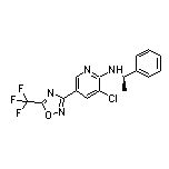 (R)-3-Chloro-N-(1-phenylethyl)-5-[5-(trifluoromethyl)-1,2,4-oxadiazol-3-yl]pyridin-2-amine