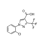 1-(2-Chlorophenyl)-3-(trifluoromethyl)-1H-pyrazole-4-carboxylic Acid