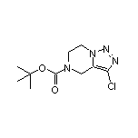 tert-Butyl 3-Chloro-6,7-dihydro-[1,2,3]triazolo[1,5-a]pyrazine-5(4H)-carboxylate