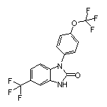 1-[4-(Trifluoromethoxy)phenyl]-5-(trifluoromethyl)benzimidazol-2(3H)-one