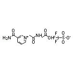 3-Carbamoyl-1-[2-[(carboxymethyl)amino]-2-oxoethyl]pyridin-1-ium Trifluoromethanesulfonate