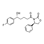 (R)-3-[(R)-5-(4-Fluorophenyl)-5-hydroxypentanoyl]-4-phenyloxazolidin-2-one