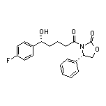 (S)-3-[(R)-5-(4-Fluorophenyl)-5-hydroxypentanoyl]-4-phenyloxazolidin-2-one