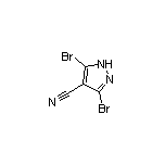 3,5-Dibromo-1H-pyrazole-4-carbonitrile