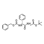 tert-Butyl (R)-2-[2-(Cbz-amino)-2-phenylacetamido]acetate