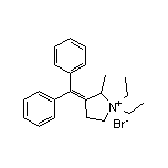 3-(Diphenylmethylene)-1,1-diethyl-2-methyl-1-pyrrolidinium Bromide