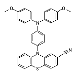 10-[4-[Bis(4-methoxyphenyl)amino]phenyl]-10H-phenothiazine-2-carbonitrile