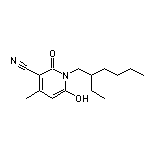 1-(2-Ethylhexyl)-6-hydroxy-4-methyl-2-oxo-1,2-dihydropyridine-3-carbonitrile