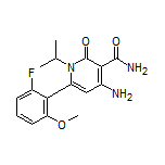 4-Amino-6-(2-fluoro-6-methoxyphenyl)-1-isopropyl-2-oxo-1,2-dihydropyridine-3-carboxamide