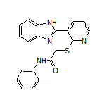 2-[[3-(2-Benzimidazolyl)-2-pyridyl]thio]-N-(o-tolyl)acetamide