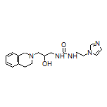 1-[2-(1-Imidazolyl)ethyl]-3-[3-(3,4-dihydroisoquinolin-2(1H)-yl)-2-hydroxypropyl]urea