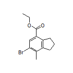 Ethyl 6-Bromo-7-methylindane-4-carboxylate