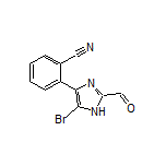 2-(5-Bromo-2-formyl-4-imidazolyl)benzonitrile